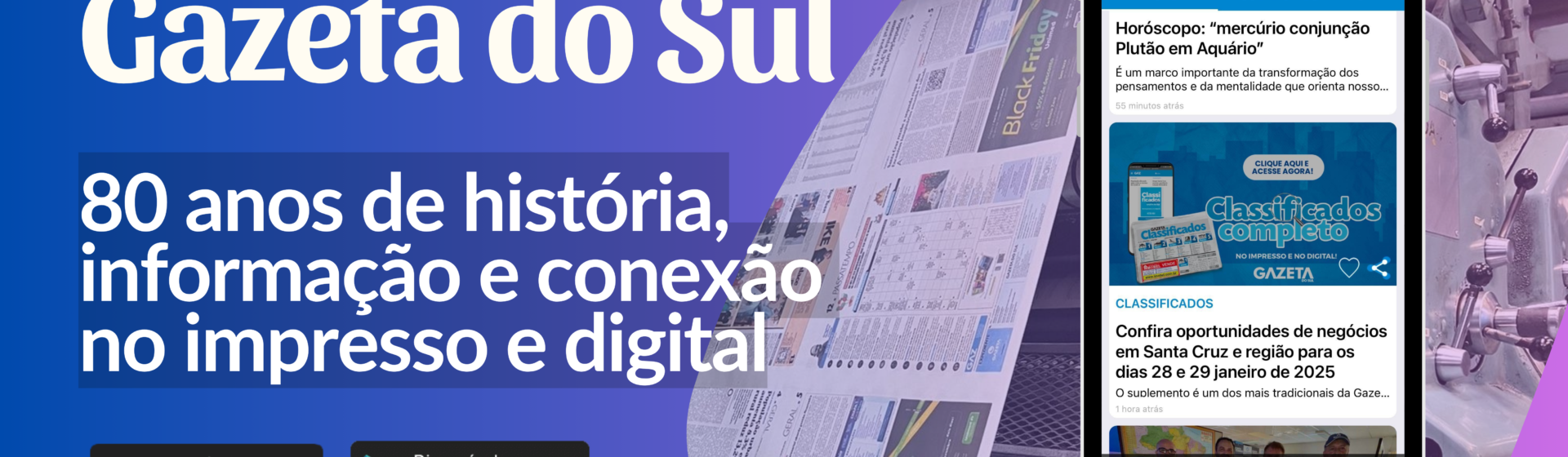 80 anos de história, informação e conexão no impresso e digital