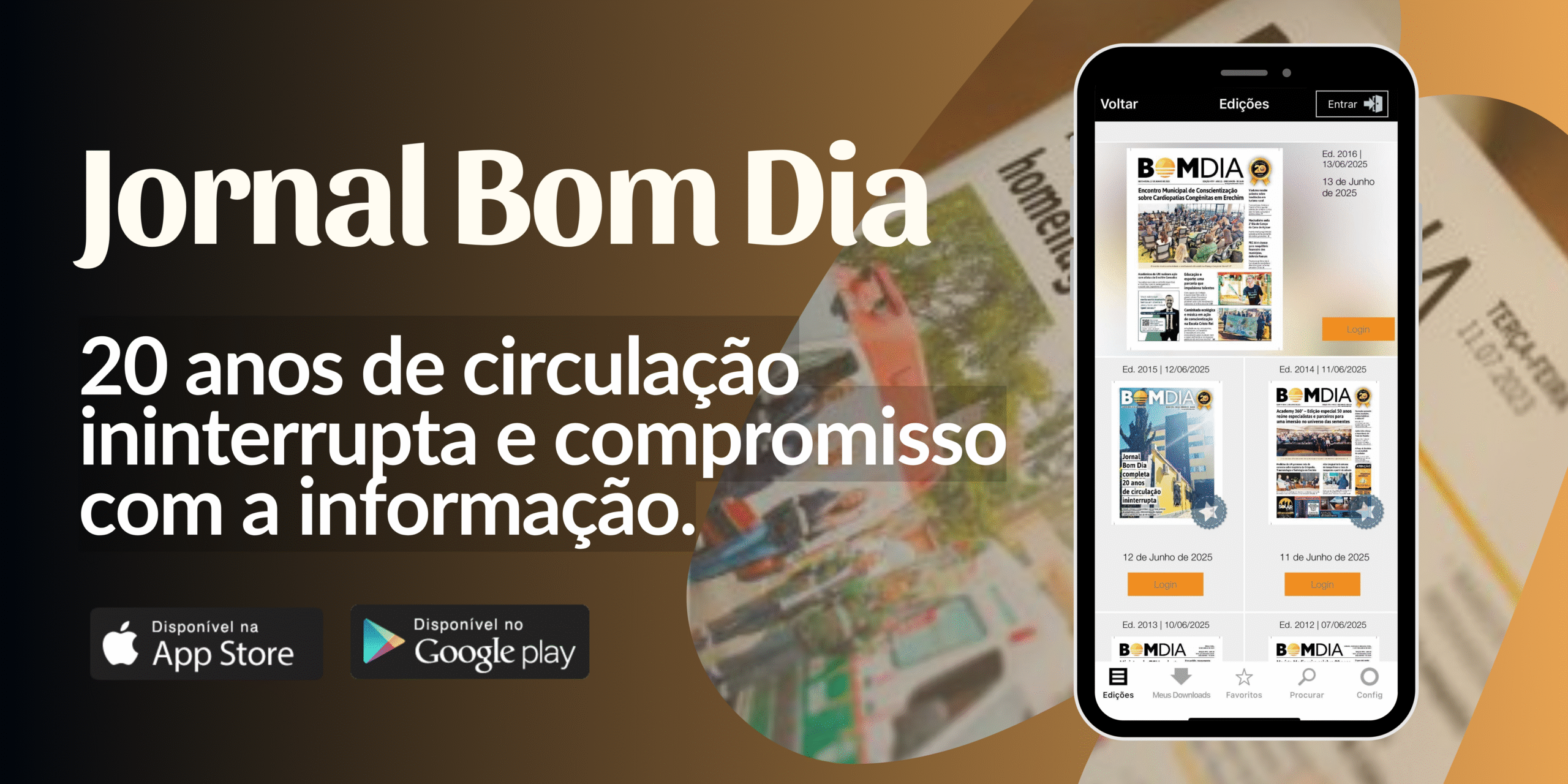 Jornal Bom Dia celebra 20 anos de história